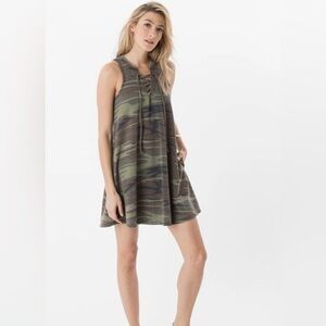 Z Supply The All Tied Up Camo Dress